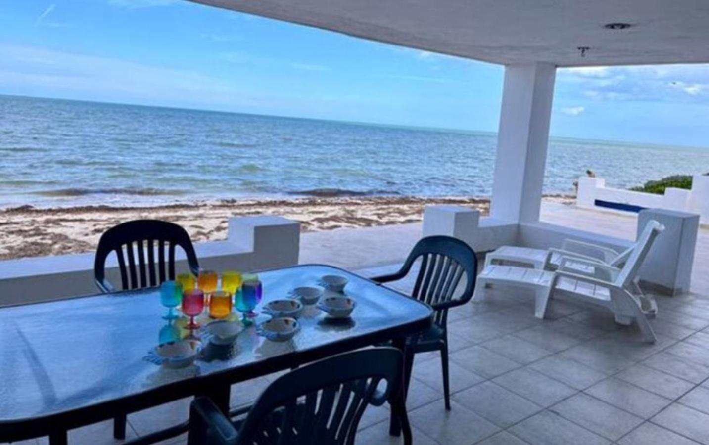 Don Lalo, Family Villa With Sandy Beach At Your Feet. Progreso  Exterior foto